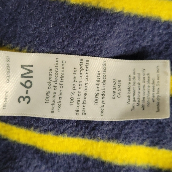 5/$25 Carter's "MOMMY'S ROOKIE" Footies Size 3-6m - Picture 5 of 6